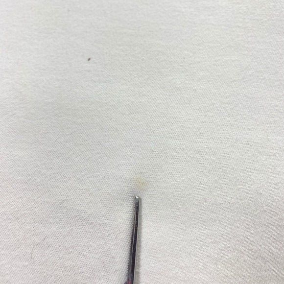 Champion Shirt Mens XL White Blue Applique Logo Short Sleeve Casual Grunge Y2K - Picture 6 of 13